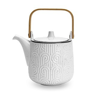 Заварювальний чайник Fissman ART DECO 1000 мл порцеляна (13544)