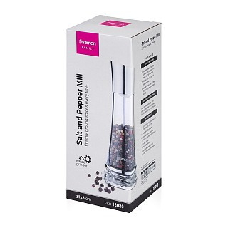 Млин для солі та перцю Fissman 21x8 см  (18080) Млин для солі та перцю Fissman 21x8 см  (18080)