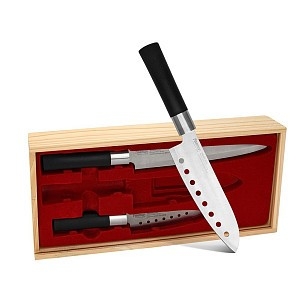 Набір ножів Fissman 3 придметів MINAMINO 420J2 сталь (2710)