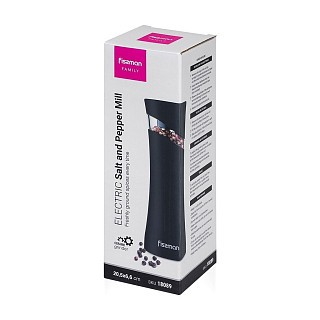 Млин для солі та перцю Fissman електричний 20,5x6,6 см  (18089) Млин для солі та перцю Fissman електричний 20,5x6,6 см  (18089)