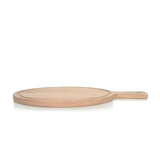 Обробна дошка кругла Fissman з ручкою 40x30x1,5 см гівея (8069) Обробна дошка кругла Fissman з ручкою 40x30x1,5 см гівея (8069)