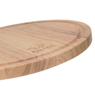 Обробна дошка Fissman кругла 25x25x1,5 см гівея (8067) Обробна дошка Fissman кругла 25x25x1,5 см гівея (8067)